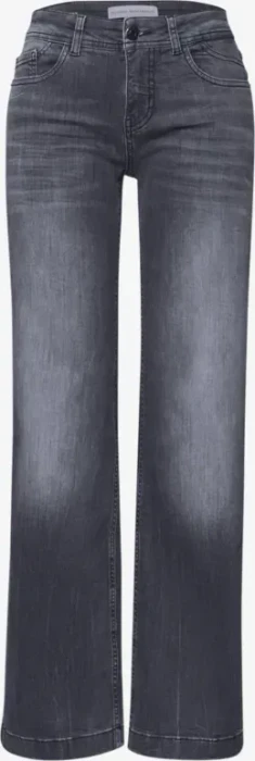 Street One Wide Leg Jeans steel grey washed (Damen)