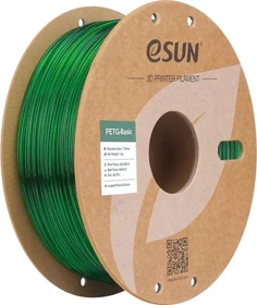 eSUN PETG, Translucent Green, Spule, 1.75mm, 1.00kg