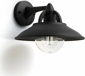 Philips myGarden Cormorant Wandleuchte schwarz