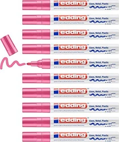 edding 750 Lackmarker rosa, 10er-Pack