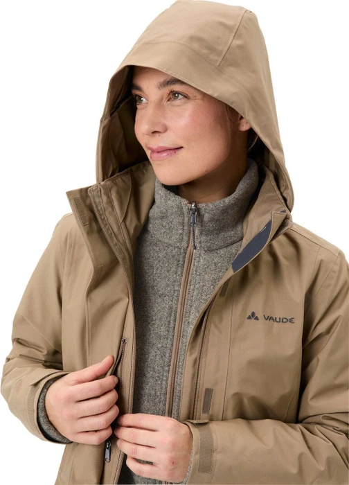 Vaude Idris 3in1 IV Funktionsmantel oat (Damen)
