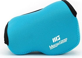 MegaGear Neoprentasche für Sony Alpha A6400, A6500, A6300, A6000 blau