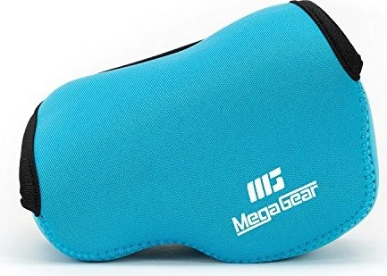 MegaGear Neoprentasche für Sony Alpha A6400, A6500, A6300, A6000 blau