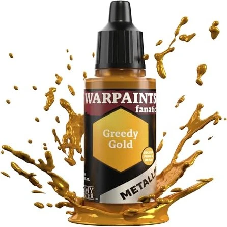 Army Painter Warpaints Fanatic Metallics greedy gold, 18ml
