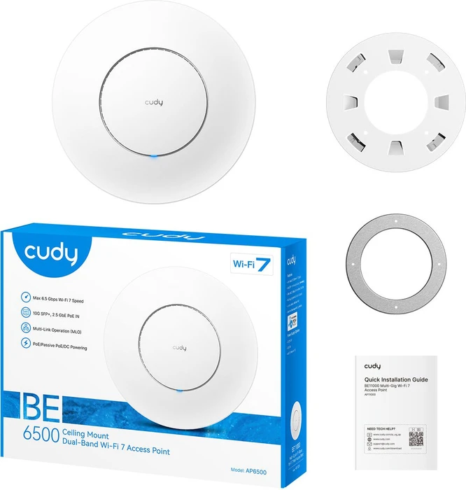 Cudy AP6500, ohne PoE Injektor, BE6500