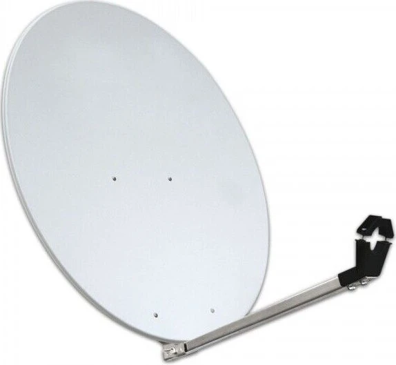 MegaSat 80cm Spiegel Alu lichtgrau