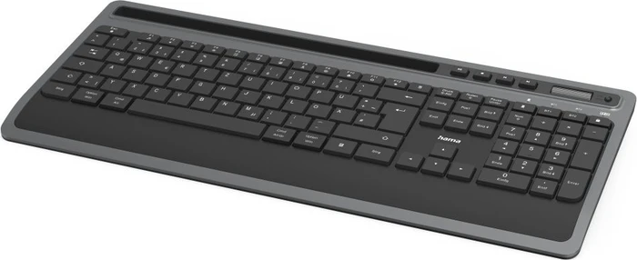 Hama KMW-600 Plus Funk Tastatur und Maus Set, schwarz/anthrazit, USB/Bluetooth, DE