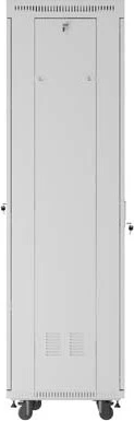 Lanberg 19" Rackschrank 42HE, LCD, freistehend, Flat Pack, V2, Glastür, IP20, RAL 7035, 600mm tief