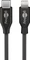 Wentronic Goobay Lightning/USB-C Lade- und Synchronisationskabel 0.5m Retail Polybag schwarz Vorschaubild