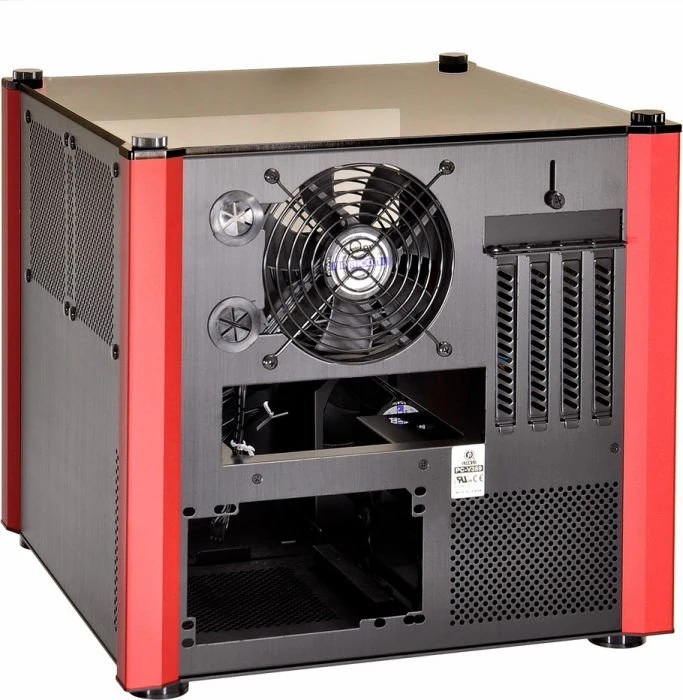 Lian Li PC-V359WRX schwarz/rot, Acrylfenster