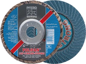 Pferd PFC 115 Z 36 SGP STRONG STEEL POLIFAN Fächerschleifscheibe K36, 115x22.23mm, 10 Stück