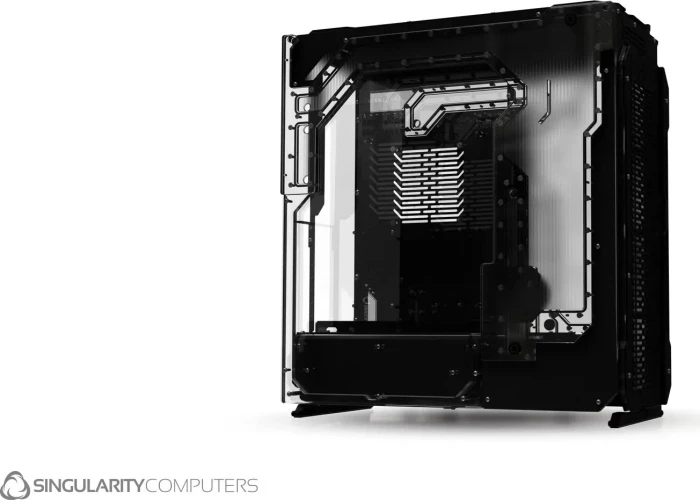 Singularity Computers Spectre 4 Dual Loop Side Panel, Black, Distro-Plate, Verteilerplatte (SC-SPEC4-DLSP) – Bild 4 von 4