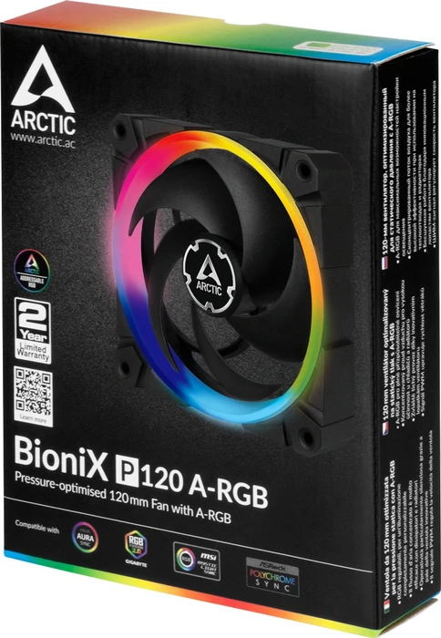 ARCTIC BioniX P120 ARGB, 120mm