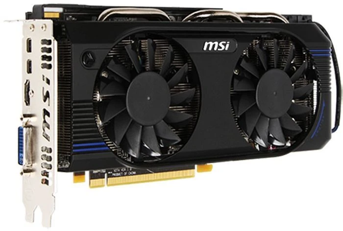 MSI Radeon HD 7870 GHz Edition, R7870-2GD5T/OC, 2GB GDDR5, DVI, HDMI, 2x mDP