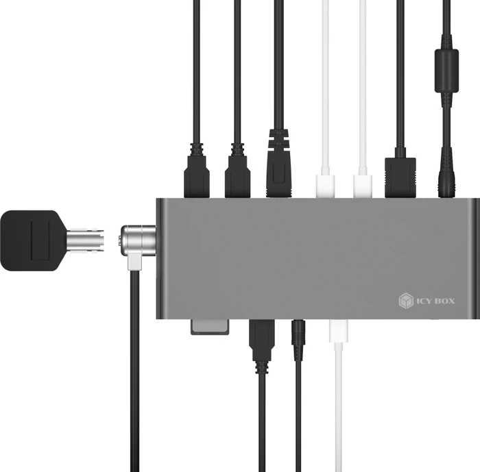 RaidSonic Icy Box IB-DK8801-TB4 10 in 1 Thunderbolt Dock, Thunderbolt 4 [Buchse]
