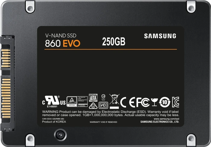 Samsung SSD 860 EVO B2B 250GB, 2.5" / SATA 6Gb/s
