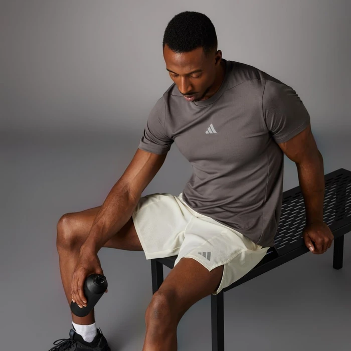 adidas Designed for Training HIIT Workout Heat.RDY Trainingshose kurz chalk white (Herren)