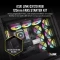 Corsair iCUE LINK QX120 RGB Starter Kit, schwarz, LED-Steuerung, 120mm, 3er-Pack Vorschaubild
