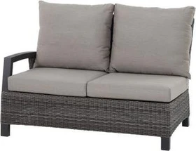 Siena Garden Corido Modul Loungecouch 2-Sitzer matt anthrazit