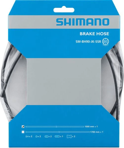Shimano SM-BH90-JK-SSR Bremsleitung 1000mm schwarz