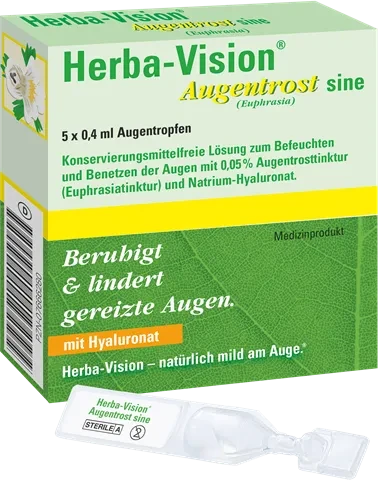 Herba-Vision Augentrost sine Augentropfen, 2ml (5x 0.4ml)