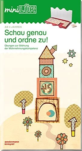 mini LÜK Wahrnehmung und Konzentration Schau genau und ordne zu!