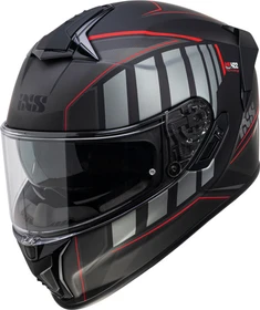 iXS 422 FG 2.1 matt schwarz/grau/rot