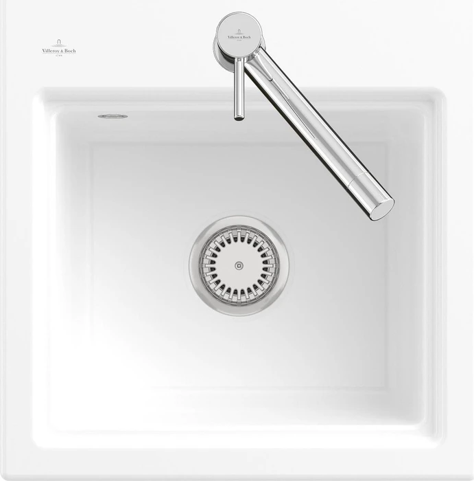 Villeroy & Boch Subway Style 50 S Einbau Becken mittig snow white