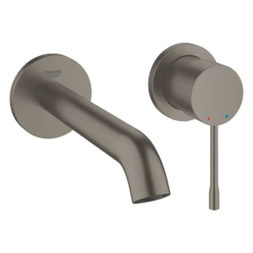 Grohe Essence 2-Loch-Waschbeckenarmatur hard graphite gebürstet