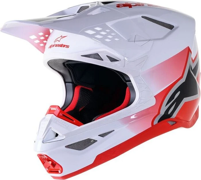 Alpinestars Supertech M10 Unite weiß/rot/schwarz