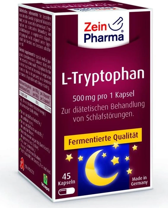 L-Tryptophan 500mg Kapseln, 45 Stück