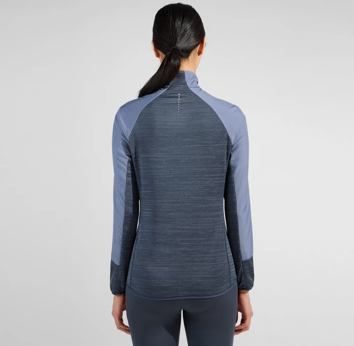 Odlo The Run Easy Warm Hybrid Funktionsjacke schwarz (Damen)