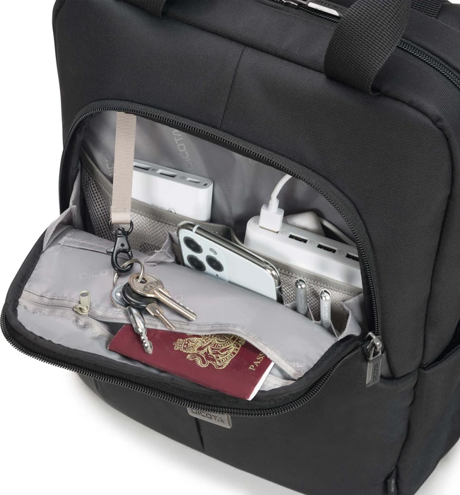 Dicota Eco Slim Eco Pro 12-14.1", Notebook Rucksack, schwarz