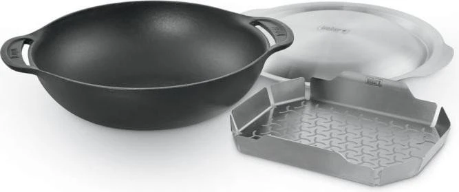 Weber Gourmet BBQ System Wokeinsatz mit Deckel