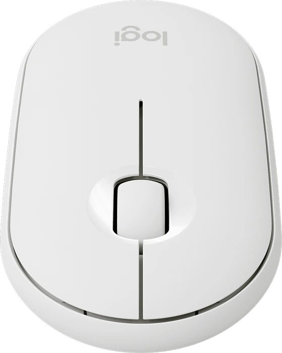 Logitech M350 Pebble Wireless Mouse Off-White, USB/Bluetooth