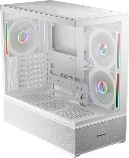 LC-Power Gaming 812B Quartz Vision, weiß, Glasfenster