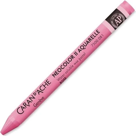 Caran d'Ache Neocolor II Aquarelle Wachskreide, rosa, 10er-Pack