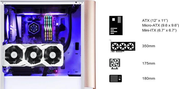 SilverStone Seta A1 Titanium, schwarz, Glasfenster