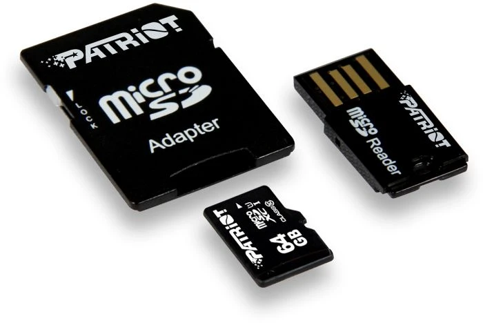 Patriot LX 64GB Kit, UHS-I, Class 10