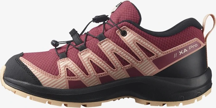 Salomon XA Pro V8 CSWP earth red/black/almond cream (Junior)