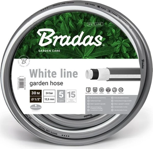 Bradas White Line Gartenschlauch 1/2", 30m