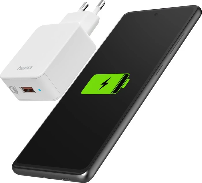Hama Schnellladegerät Qualcomm Quick Charge 3.0 USB-A 19.5W schwarz