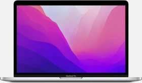 Apple MacBook Pro 13.3", silber, M2 - 8 Core CPU / 10 Core GPU, 16GB RAM, 256GB SSD, US [2022]