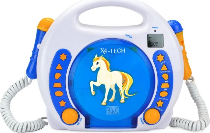 X4-Tech Bobby Joey CD/SD/USB blau