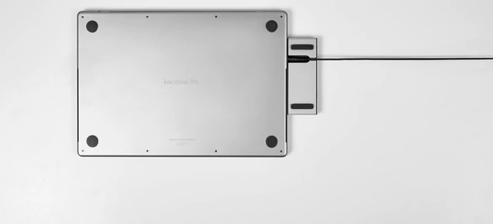 LMP USB-C Compact Dock 2, Space Gray, 2x Thunderbolt 4 [Stecker]