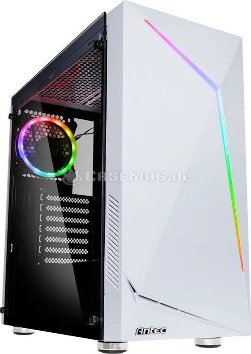 Antec NX300, weiß, Glasfenster