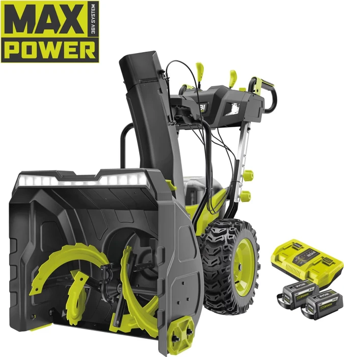 Ryobi RY36STX61A-260F Maxpower Akku-Schneefräse inkl. 2 Akkus 6.0Ah