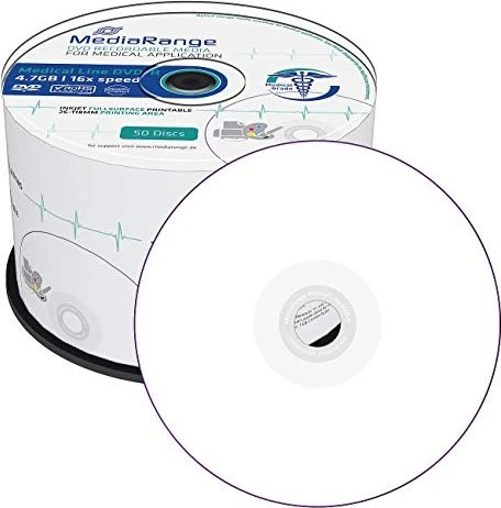 MediaRange DVD-R 4.7GB, 16x, 50er Spindel, printable