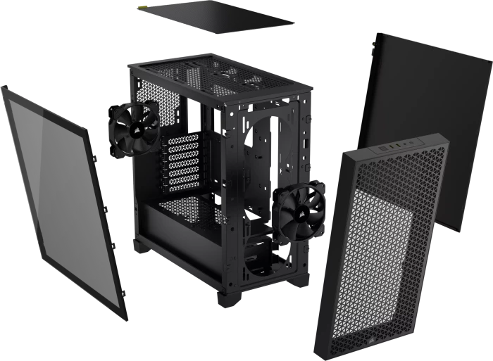Corsair 3000D Airflow, schwarz, Glasfenster