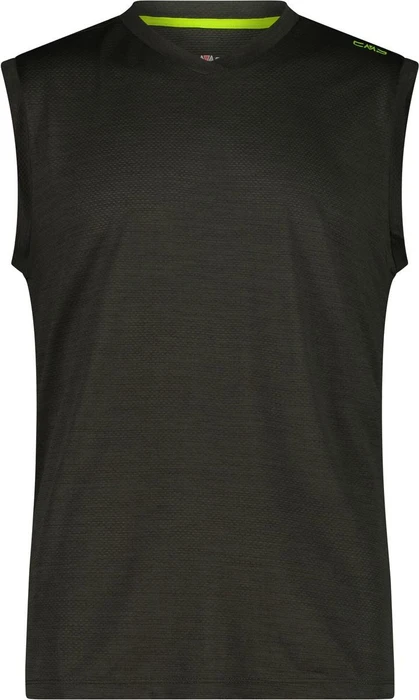 CMP Piquestrick Funktionsshirt ärmellos pine (Herren)